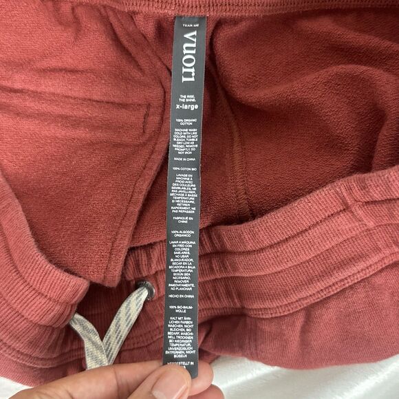 Vuori Men’s Terracota Vital 100% Organic Cotton Casual  Shorts 8” Size XL - Picture 9 of 10